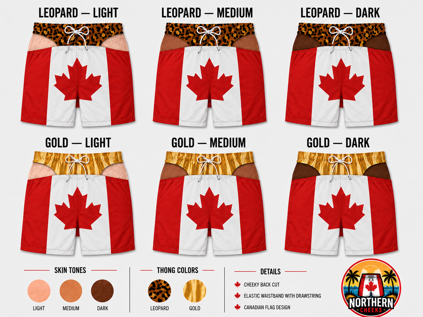 Northern Cheeks™ – Canada’s Cheekiest Shorts